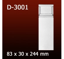 Дверной декор D3001(83*30*244) OptimalDecor