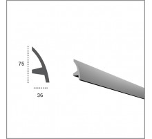 Профиль для светодиодной подсветки KF 502
