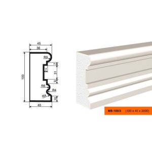 Молдинг МВ-100/3 (МС-108)