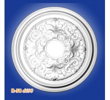 Розетка потолочная из полистирола R58