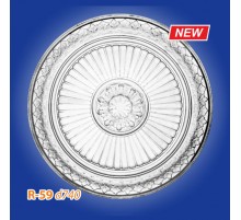 Розетка потолочная из полистирола R59