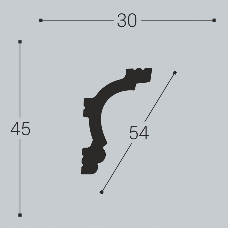 Карниз К7 45-35