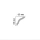 96110/16 FLEXIBLE плинтус DECOMASTER-2 (60х60х2400мм)