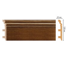 D233-75 ШК/8 Плинтус напольн.DECOMASTER(120*23*2400 мм)