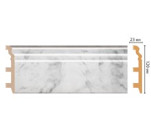 D233-79 ШК/8 Плинтус напольн.DECOMASTER(120*23*2400 мм)