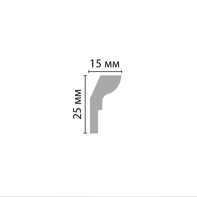 плинтус дюропрофиль   D111