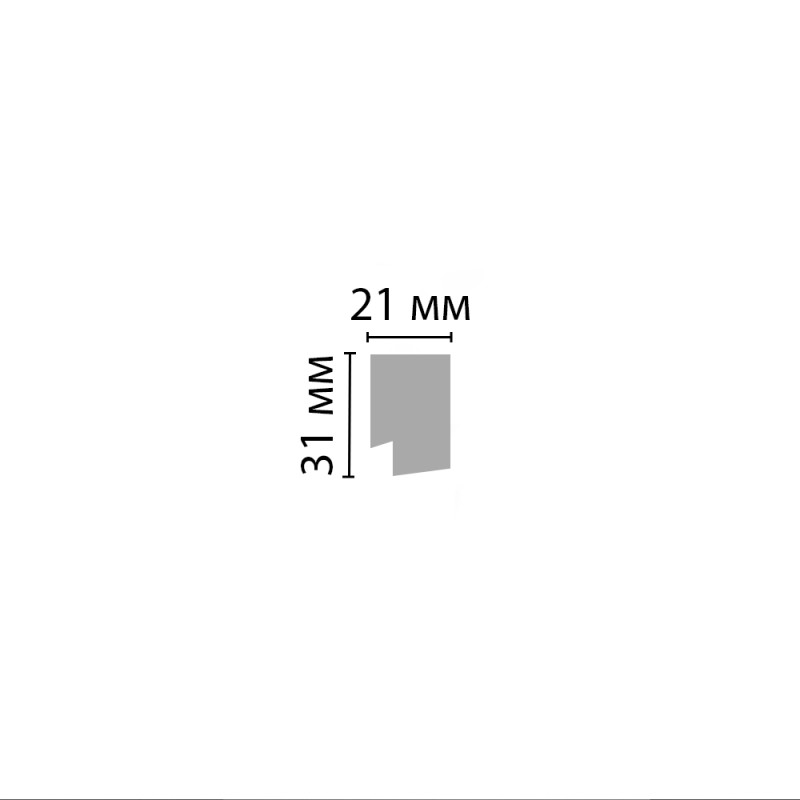 Молдинг D405-433D ДМ(31*21*2900 мм)