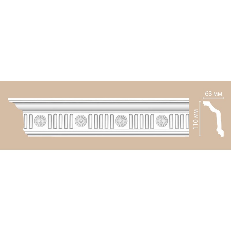 DT-88152 плинтус из полиуретана