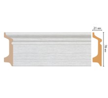 D122-1070 ШК/16 Плинтус напольн.DECOMASTER(78*21*2400 мм)