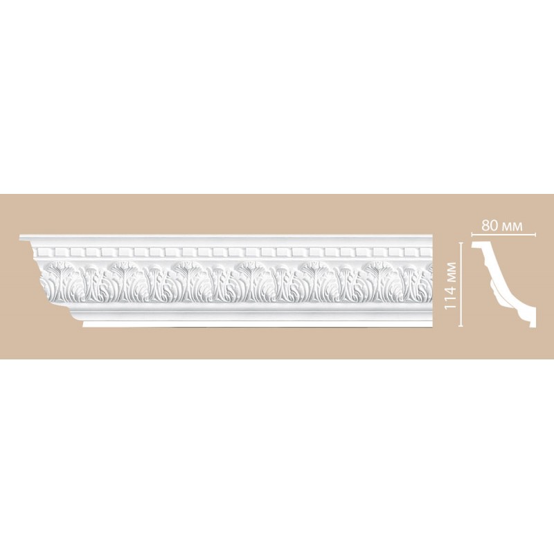 95647 потолочный плинтус с орнаментом DECOMASTER