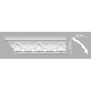 95015 ШК/60 плинтус DECOMASTER-3 (60х60х2400мм)