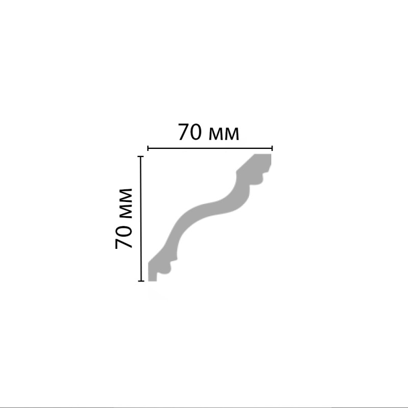 Плинтус потолочный 96514