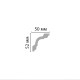96628/18 FLEXIBLE плинтус DECOMASTER-2 (52х50х2400мм)