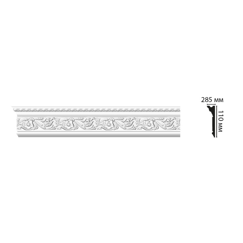 Плинтус потолочный D225A 