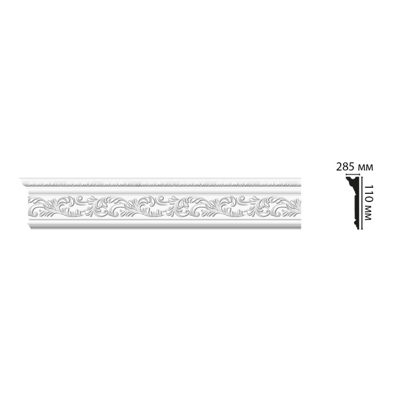 Плинтус потолочный D225B 