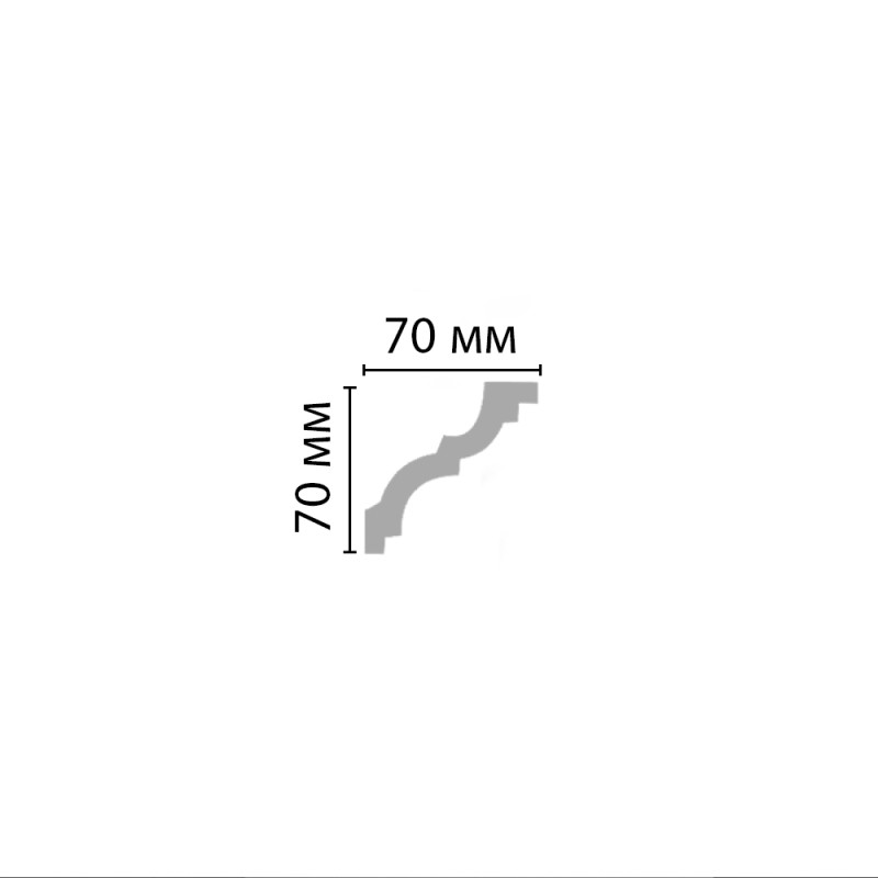 96257 FLEXIBLE плинтус из полиуретана