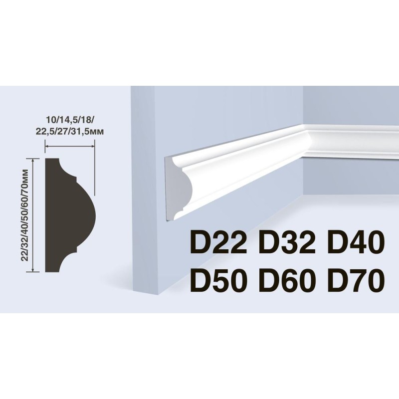 Молдинг Hiwood D32-NP 