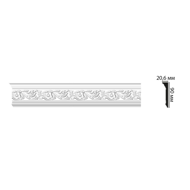 Плинтус потолочный D226A 