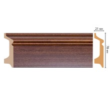 D122-75 ШК/16 Плинтус напольн.DECOMASTER(78*21*2400 мм)
