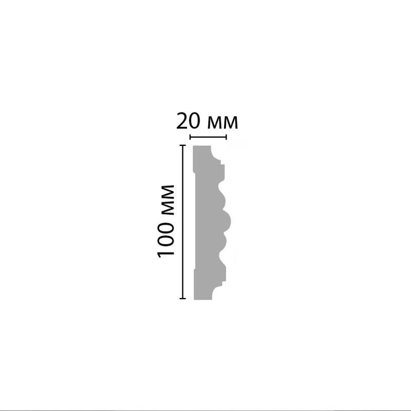 97902 FLEXIBLE молдинг из полиуретана 