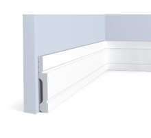 Плинтус Hiwood B75V1L с полоской  75*12*2000 мм