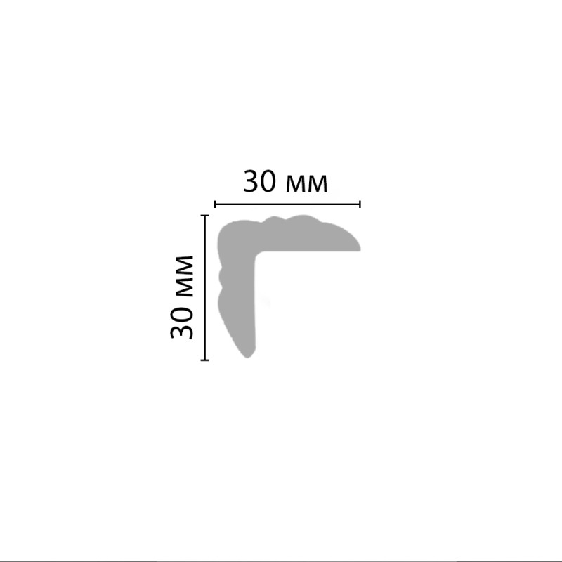 96205 FLEXIBLE угл.плинтус из полиуретана 