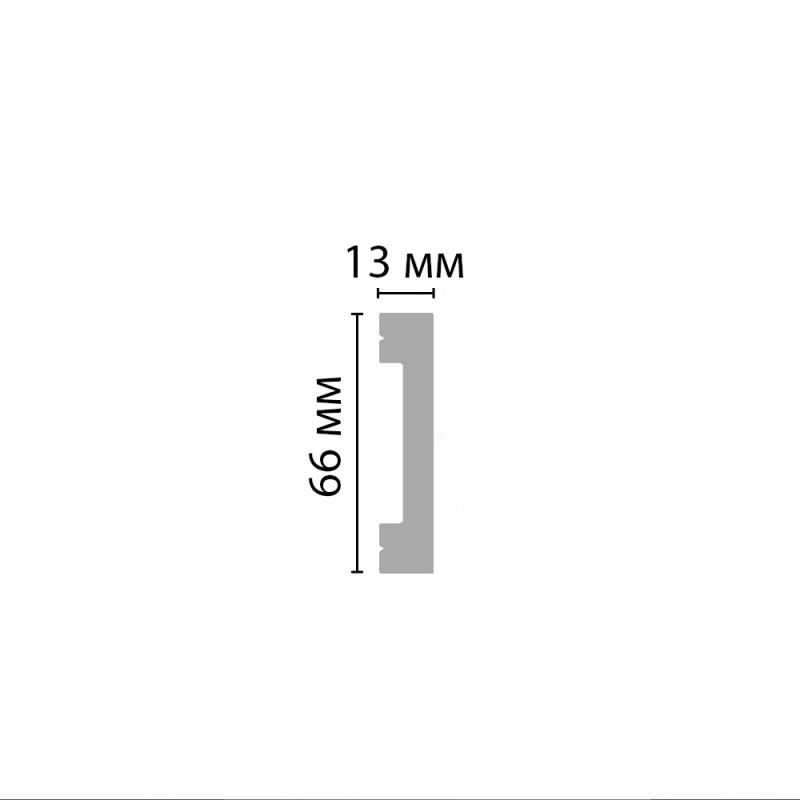 Плинтус дюропрофиль D157