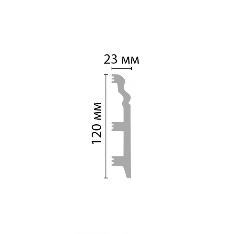 Плинтус напольный D233/8 