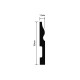 Плинтус Hiwood B100 98*13*2000 мм