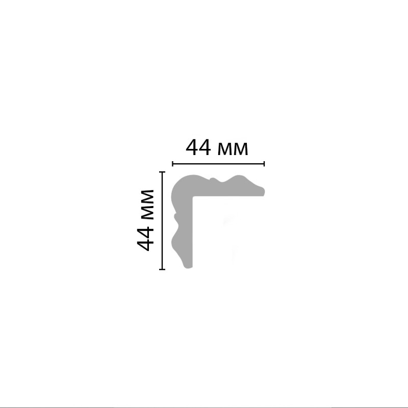 Плинтус потолочный без орнамента DP333