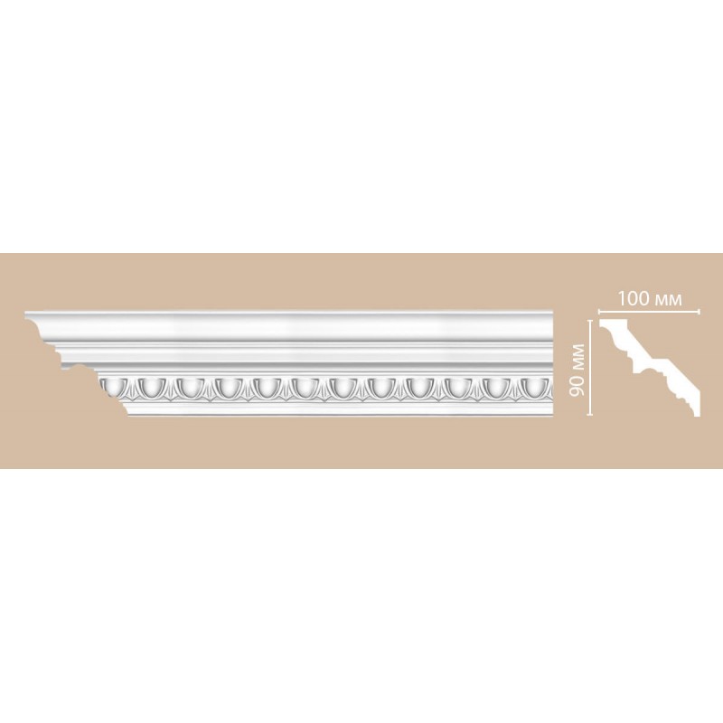 DT 9808 потолочный плинтус с орнаментом