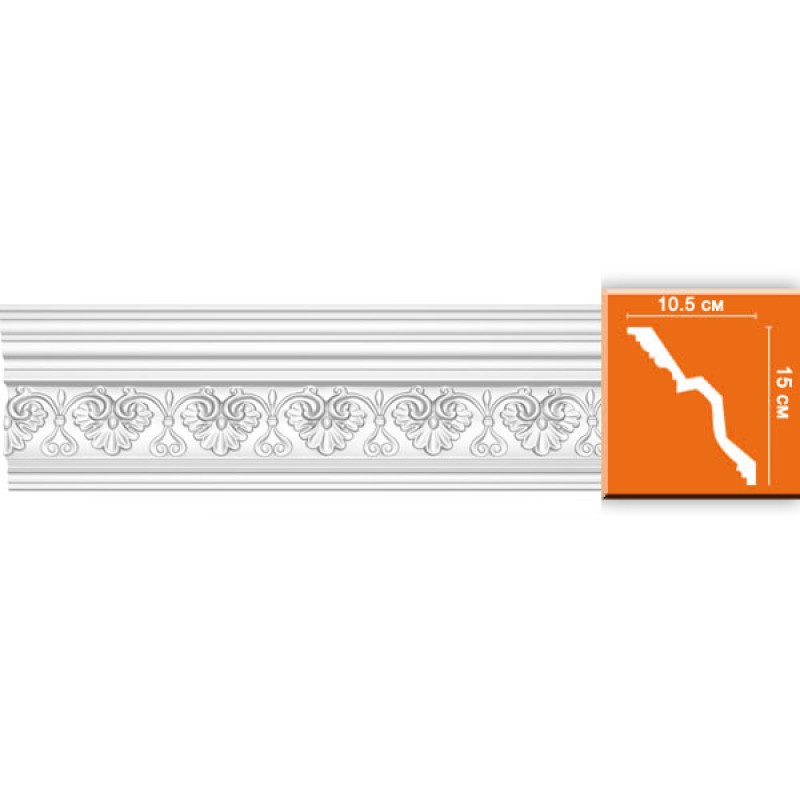 DT 9852 потолочный плинтус с орнаментом
