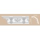 DT9885 плинтус из полиуретана 