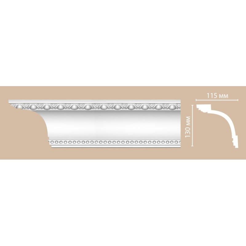 DT-88107 плинтус из полиуретана