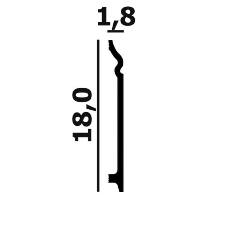 Плинтус P114 Perfect Plus
