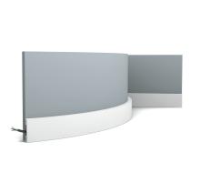 Гибкий напольный напольный плинтус SX162F SQUARE