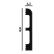 Плинтус P83F гибкий