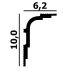 
				Карниз P102