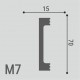 Молдинг XPS POLYMER М 7 70*15