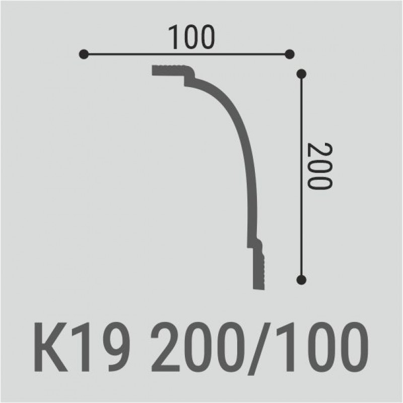 Карниз К19 200-100