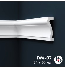 Молдинг из жесткого XPS ПраймДекор HD DM07