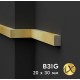 Рейка золотая из ударопрочного XPS ПраймДекор iX B31G 20/30