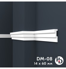 Молдинг из жесткого XPS ПраймДекор HD DM08