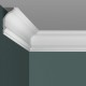 Плинтус потолочный ПраймДекор R02-90 80/40