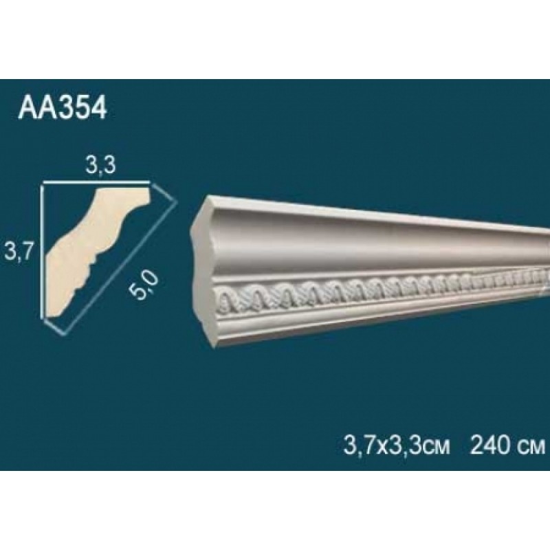 Плинтус потолочный с орнаментом AA354
