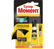 Секундный клей Супер Момент Водостойкий, 3г * 10шт