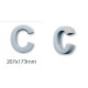 Декоративная буква C