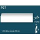 Плинтус напольный дюрополимер P27